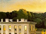 Edward Hopper House At Dusk painting